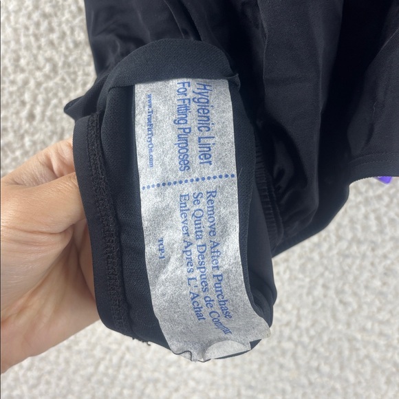 NWT ST Johns Bay Womens Black Orange Floral One Piece Tankini Swimsuit Size 10 - Picture 4 of 8